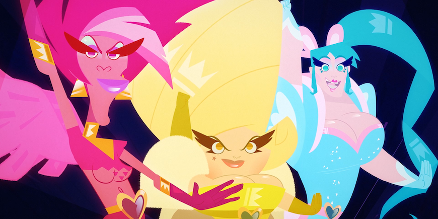 Love RuPaul's Drag Race? See the animation in Netflix's Super Drags - Toon  Boom Animation