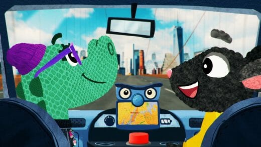 Still image from Jam Van by Global Mechanic, a YouTube Originals series for preschool audiences.