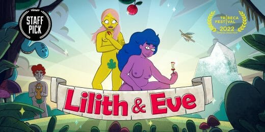 Poster for Lilith & Eve by Sam de Ceccatty, in selection at the Tribeca Festival and a Vimeo Staff Pick.