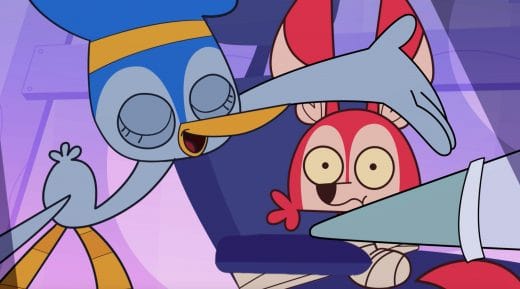 Screenshot of Ray and Manny from the pilot episode, Fear of Dentist.