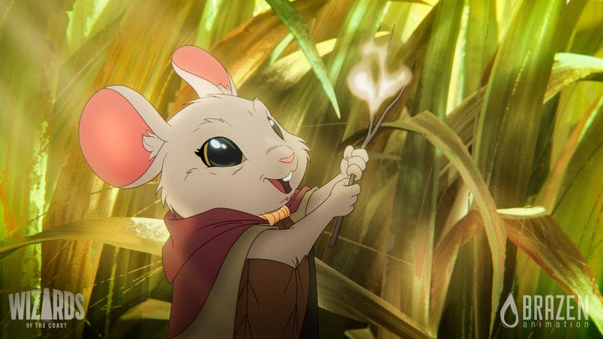 Sister Mouse from Magic: The Gathering's Bloomburrow set.