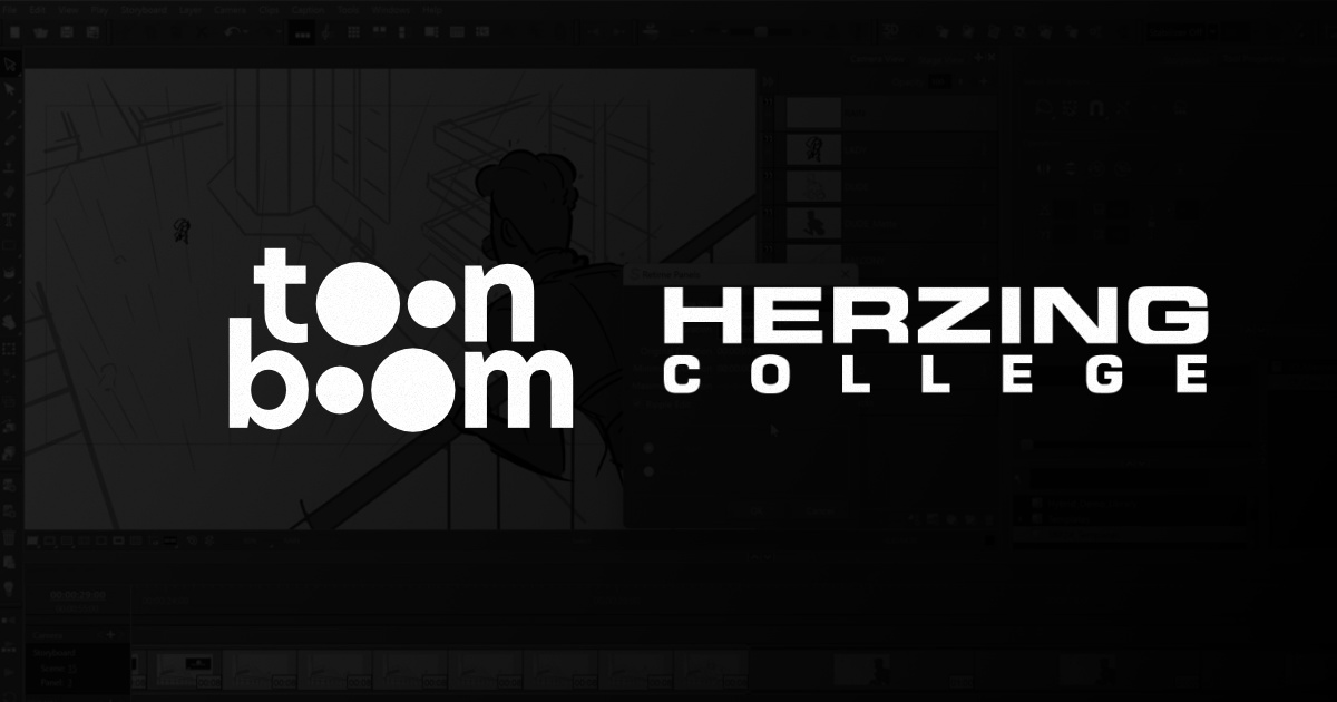 Toon Boom Animation and Herzing College logos