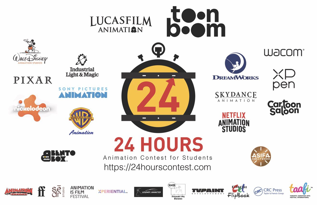The 24 Hours Animation Contest for Students and its sponsors